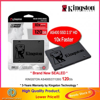 Kingston SSD 120GB SATA-III 2.5" 7mm Solid State Drive (SA400S37/120G)